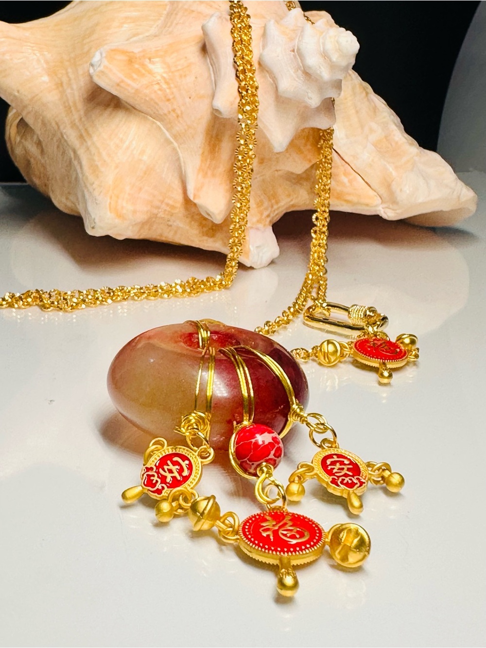 YANGSHUO STONE Pendant Necklace -